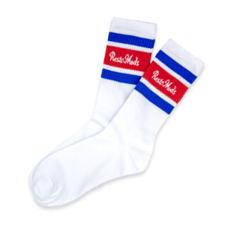 Striped Socks White