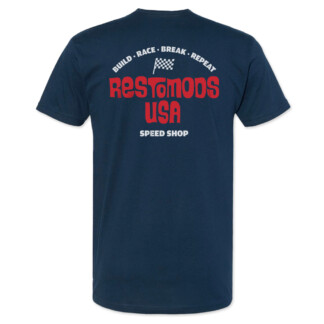 Race Repeat Pocket "T-Shirt" Navy