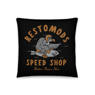 Bomber Bird Pillow